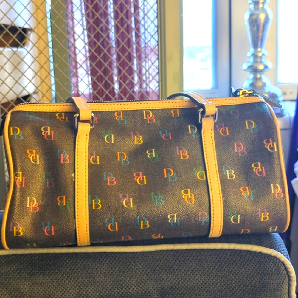 Dooney & Bourke Rainbow Barrel Bag